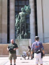 Jay, Joe, + Big Naked Guy, Paris