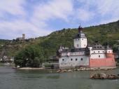 building, Rhine River, Germany