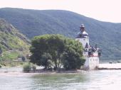 castle, Rhine River, Germany