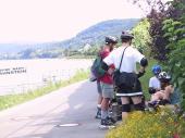 skaters, Rhine River, Germany