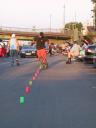 skating cones, Frankfurt