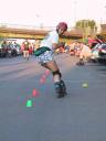 skating cones, Frankfurt