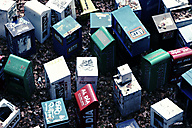 newspaper box graveyard