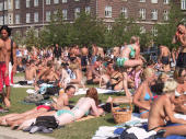 sun bathers, Copenhagen