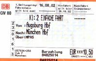 Bahn Ticket